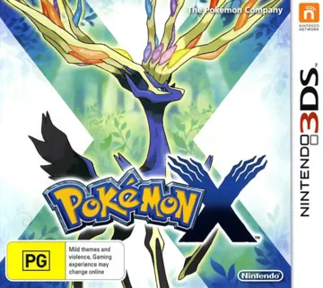 Pokemon X (Taiwan) (En,Ja,Fr,De,Es,It,Ko) box cover front